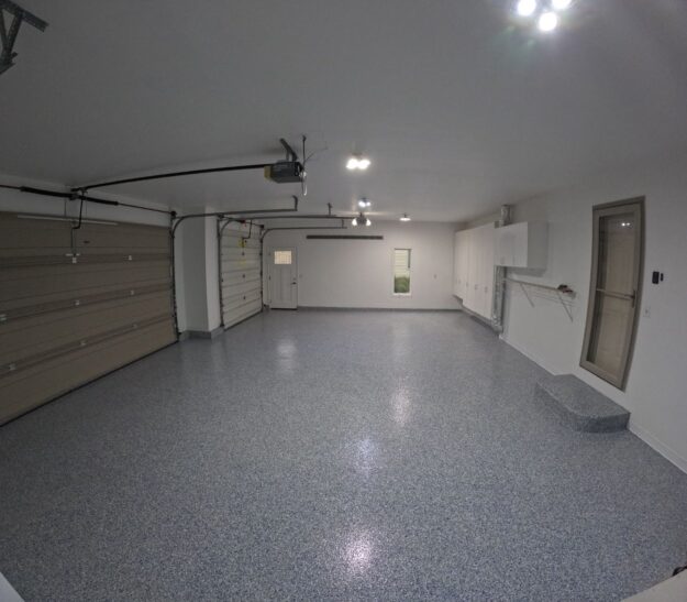 Finished Madison, WI epoxy garage flooring